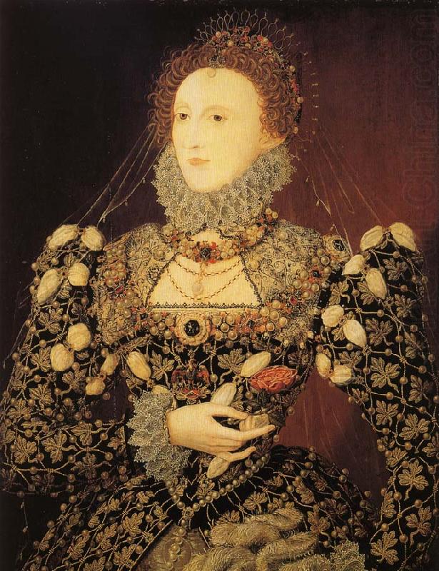 Nicholas Hilliard Queen Elizabeth I china oil painting image
